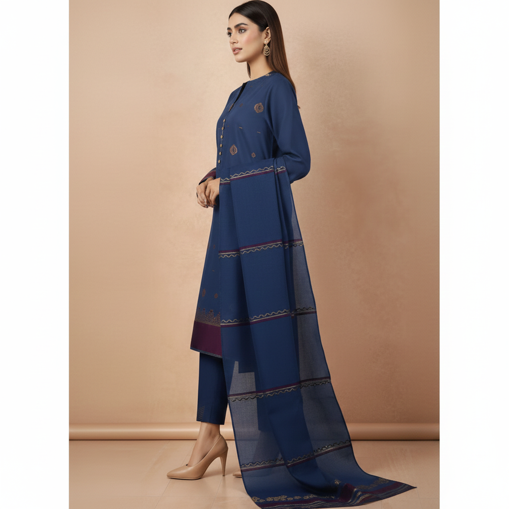 Prussian Blue Festive Ensemble