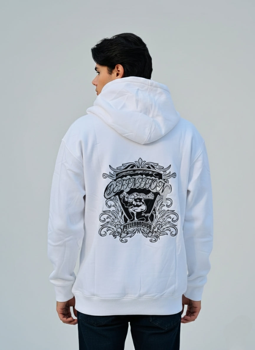 Cloud White Oversized Hoodie